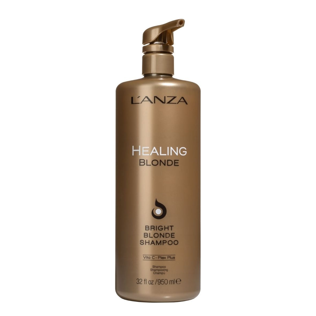Lanza Bright Blonde shampoo vaaleille hiuksille jättikoossa