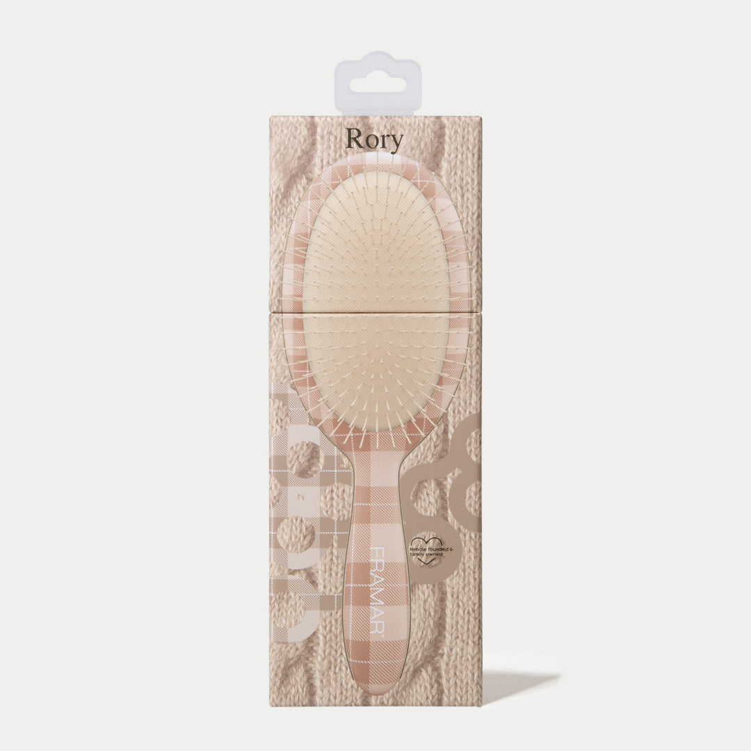 FRAMAR Plaid Hair Day - Detangle Brush, Rory