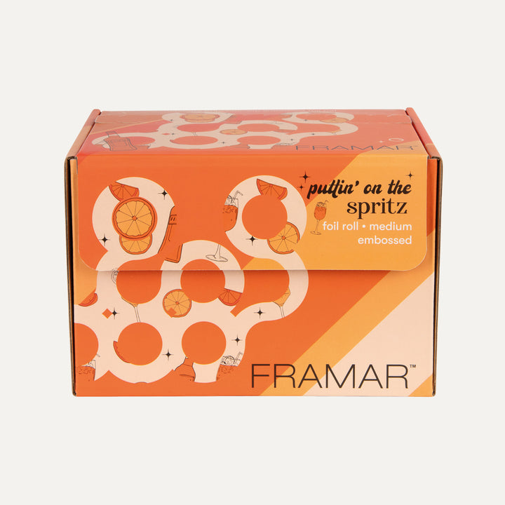 FRAMAR Embossed Roll -foliorulla, Puttin′ On The Spritz  (97,5 m)