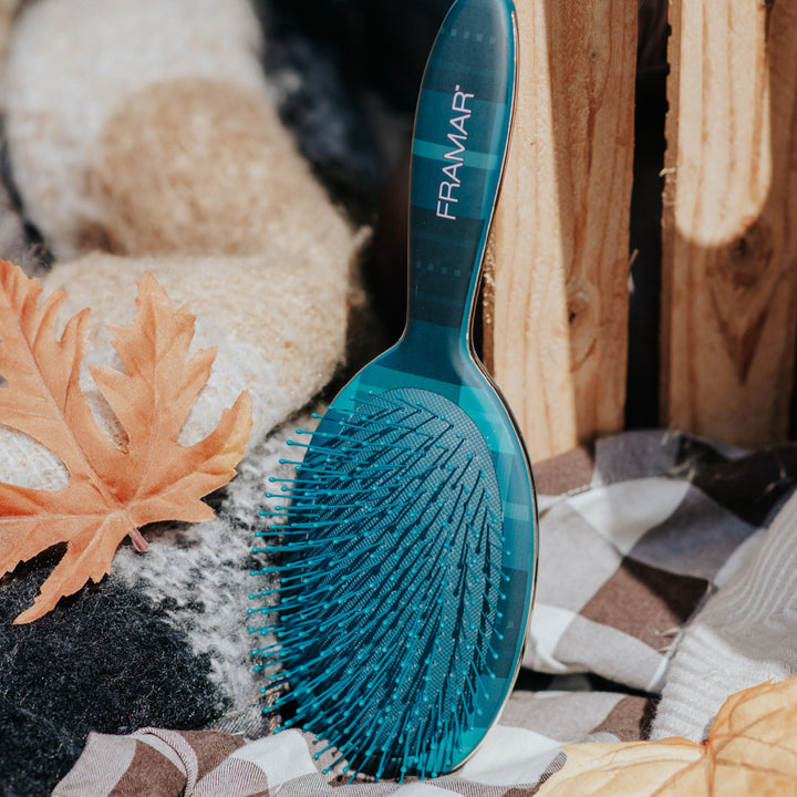 FRAMAR Plaid Hair Day - Detangle Brush, Blair