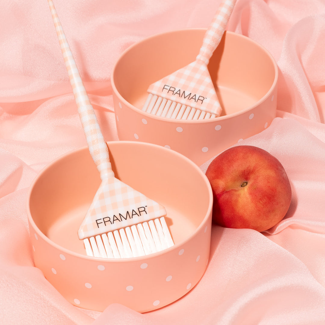 FRAMAR Bamboo Bowl - Peach Please (2 kpl)