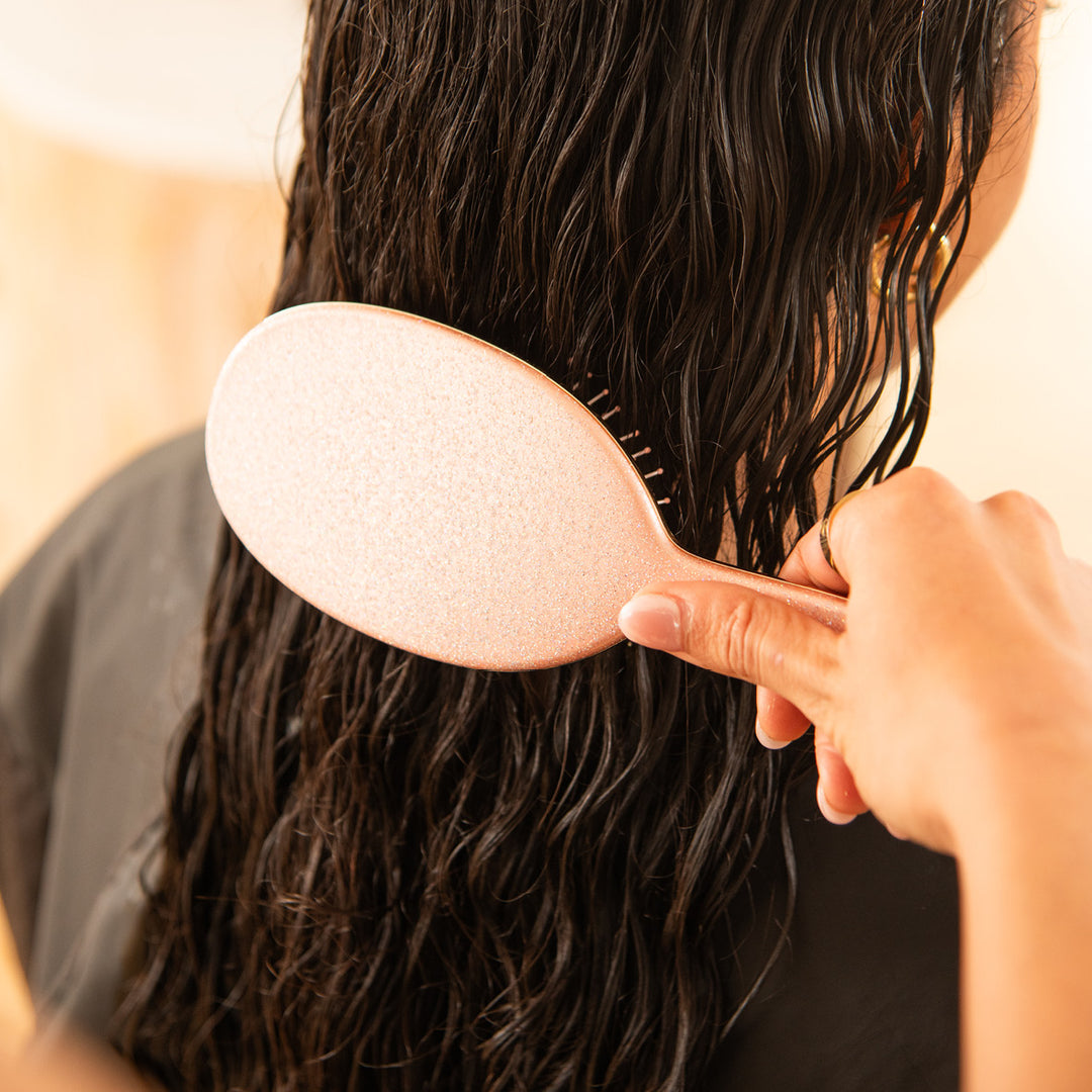 FRAMAR Detangle Brush - Glitter Rose