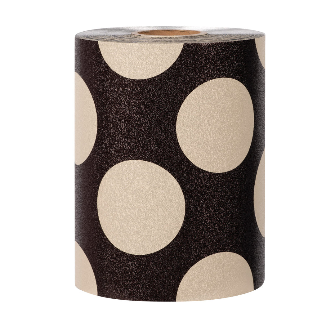 FRAMAR Embossed Roll - Big Brown Dots (97,5 m)