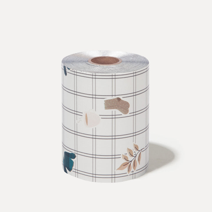 FRAMAR Embossed Roll -foliorulla, Plaid Hair Day (97,5 m)