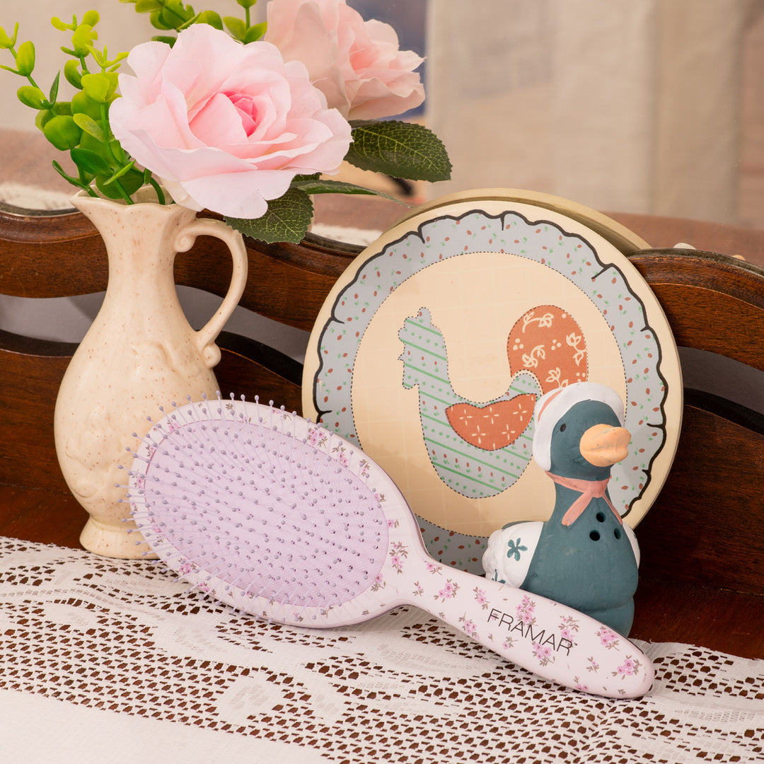 FRAMAR Detangle Brush Country Charm - Meadow