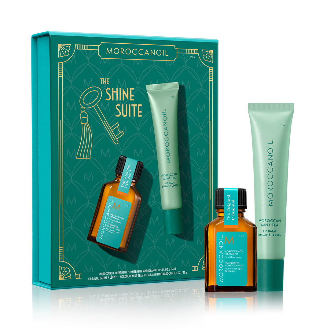 MOROCCANOIL The Shine Suite – Mint Tea – lahjapakkaus