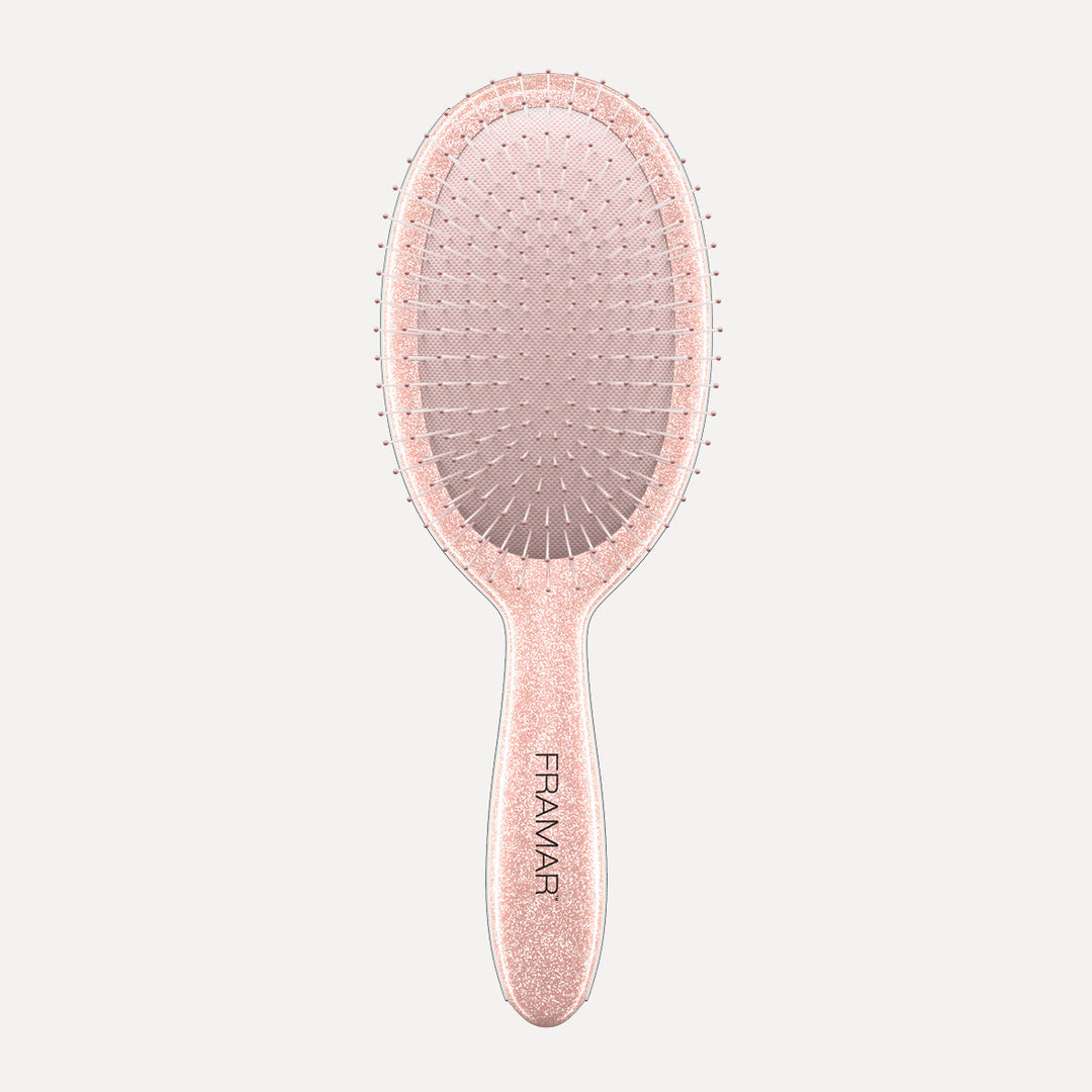 FRAMAR Detangle Brush - Glitter Rose