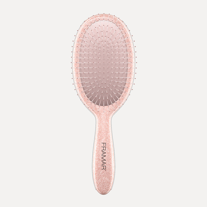 FRAMAR Detangle Brush - Glitter Rose
