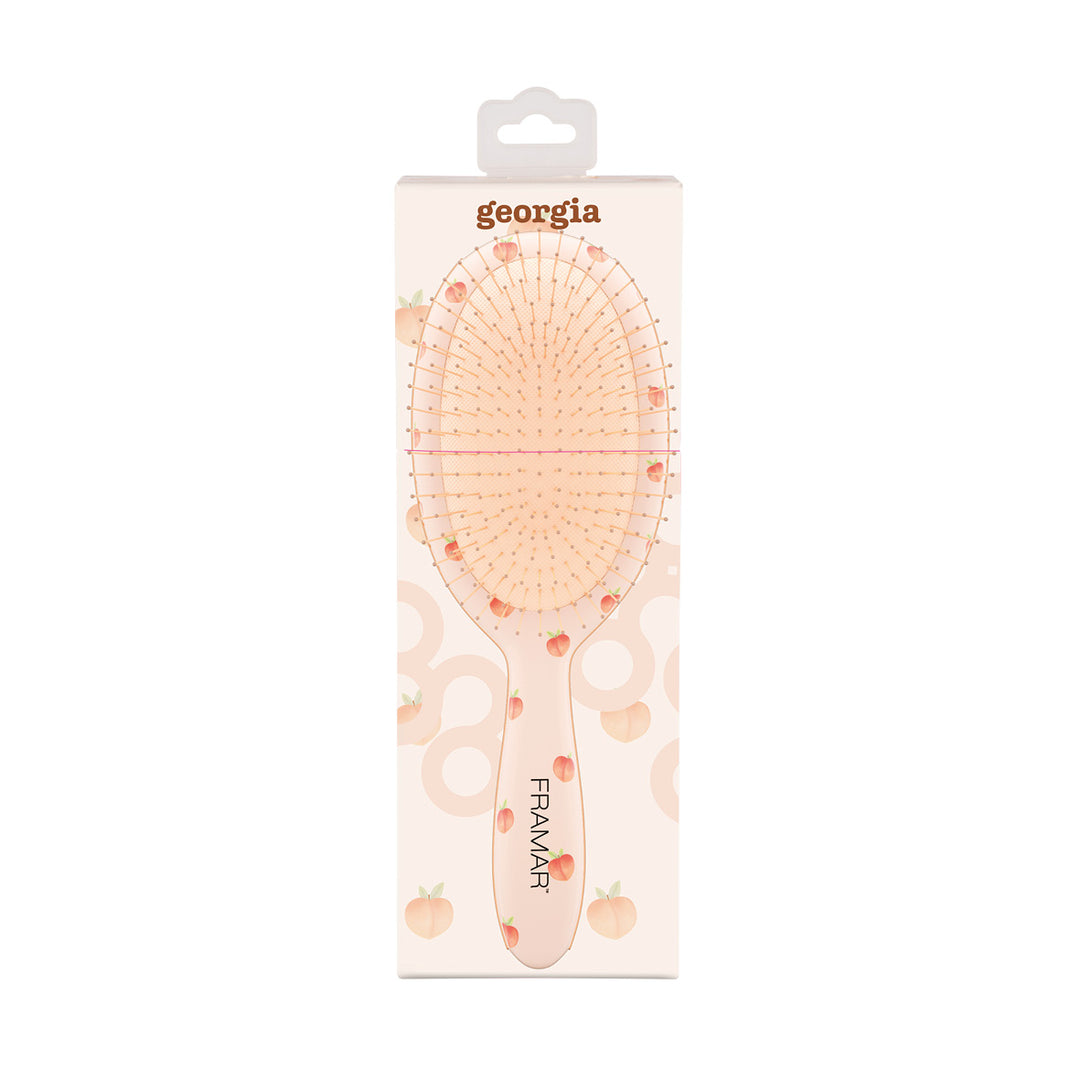FRAMAR Detangle Brush Peach Please - Georgia