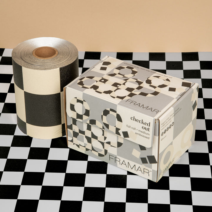 FRAMAR Embossed Roll - Checked Out (97,5 m)