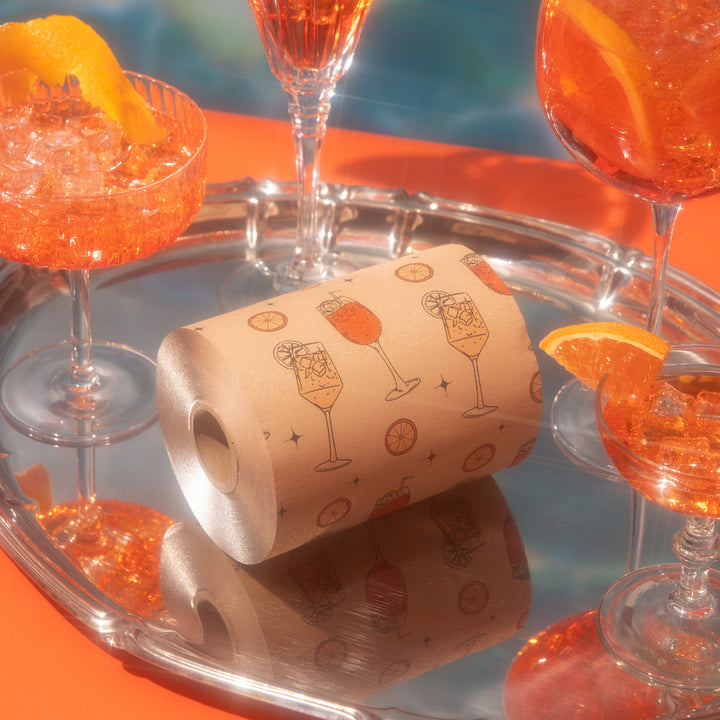 FRAMAR Embossed Roll -foliorulla, Puttin′ On The Spritz  (97,5 m)