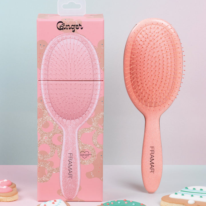 FRAMAR Cookie Cutter Detangle Brush - Ginger