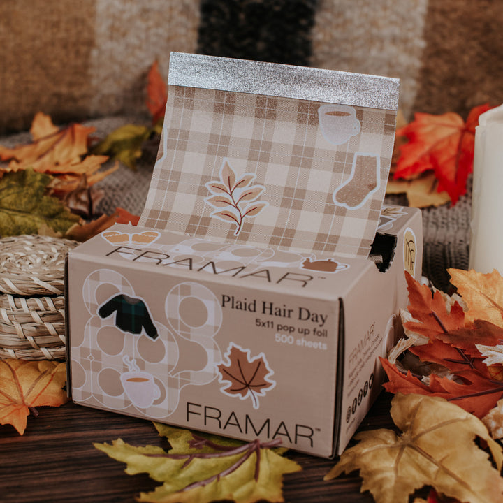 FRAMAR 5x11 Pop Up -foliolappu,  Plaid Hair Day (500 kpl)