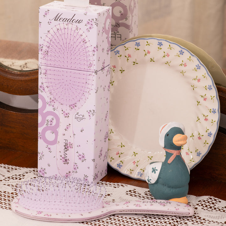 FRAMAR Detangle Brush Country Charm - Meadow