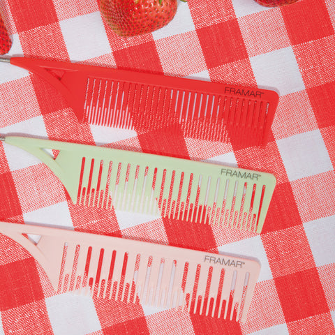 FRAMAR Dreamweaver Comb Strawberry Shortcake -kampa, 3 kpl