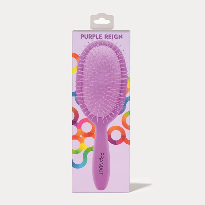 FRAMAR Detangle Brush - Purple Reign