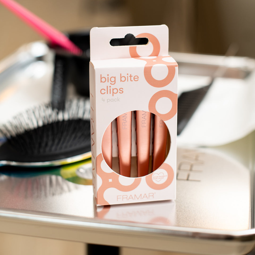 FRAMAR Big Bite Clips - Rose Gold