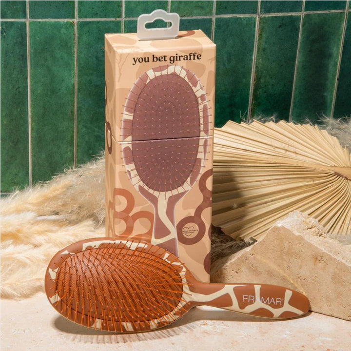 FRAMAR Detangle Brush - You Bet Giraffe