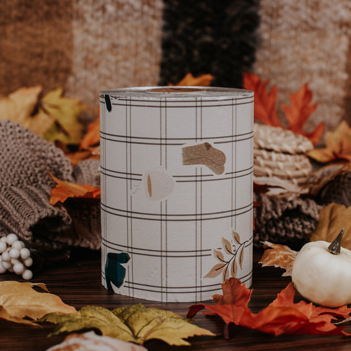 FRAMAR Embossed Roll -foliorulla, Plaid Hair Day (97,5 m)