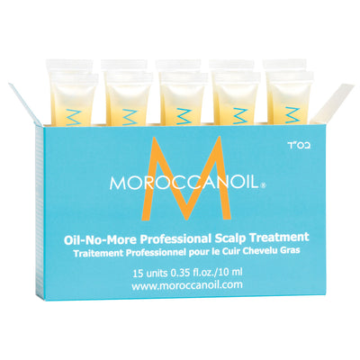Moroccanoil rasvoittuvan hiuspohjan hoitoaine ampullit